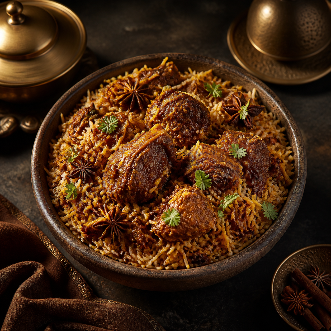 Kadak Mutton Bhaat