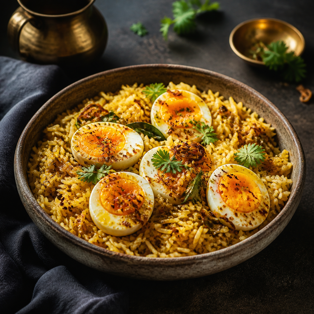 Phutak Eggs Bhaat